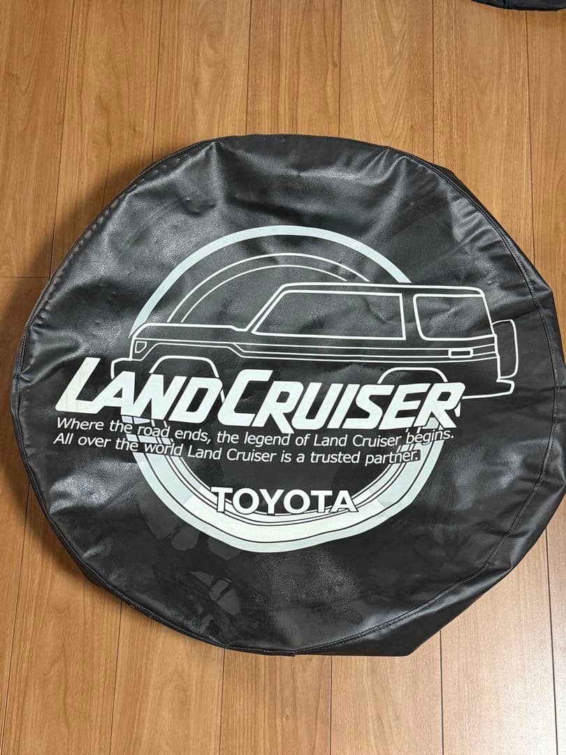 トヨタ ランドクルーザー70(再々販) 純正 スペアタイヤカバー - メルカリ