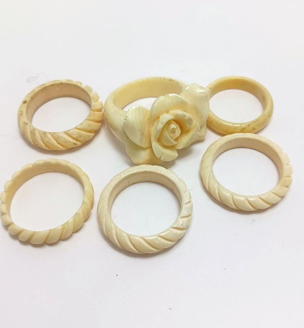 Y3304-1 高級彫刻 アクセサリー その他 セット 約90点 462.3g