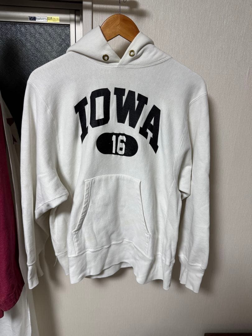 80s Champion リバースウィーブ パーカ IOWA USA製 サイズM