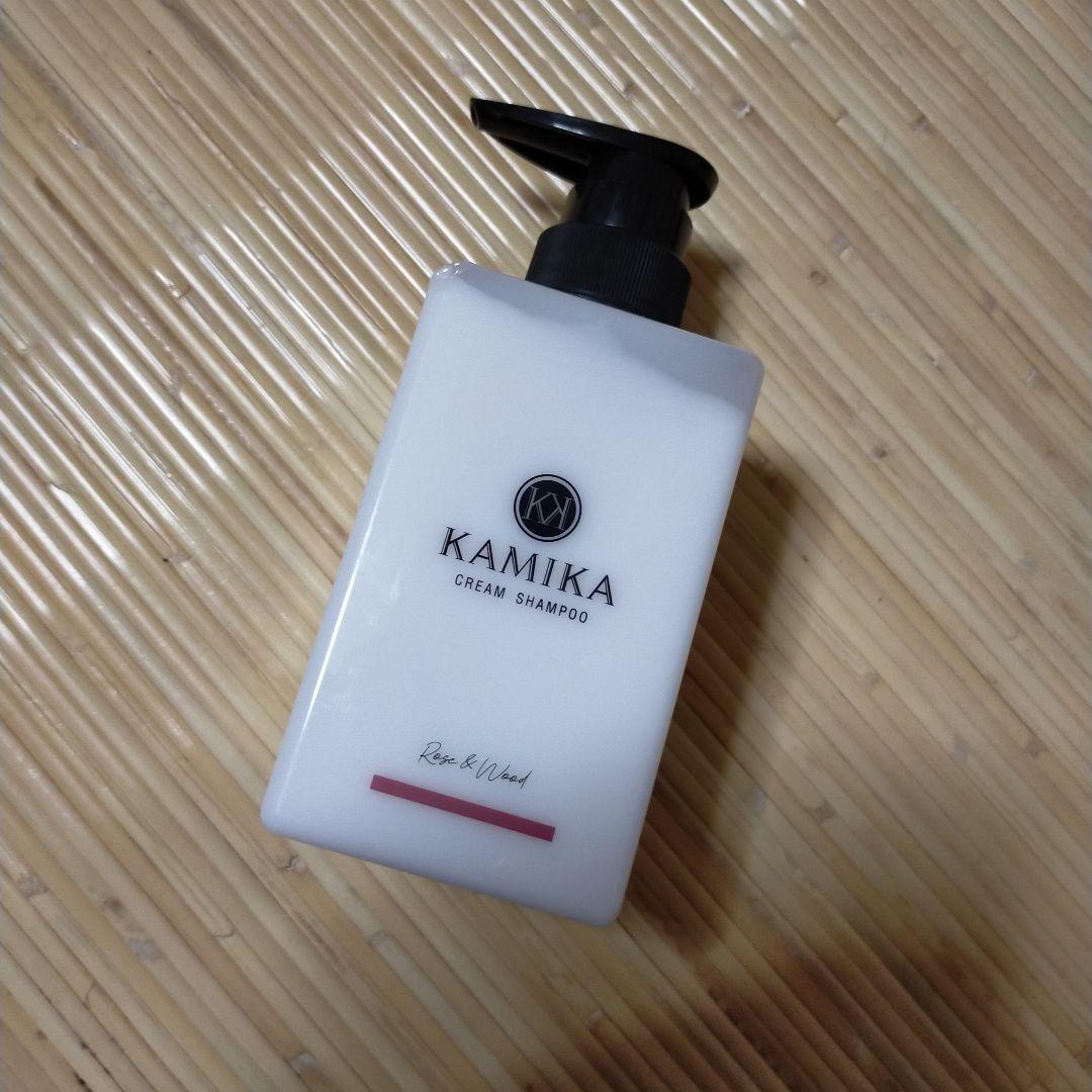 KAMIKA　クリームシャンプー　ローズ＆ウッドの香り　400g　2本