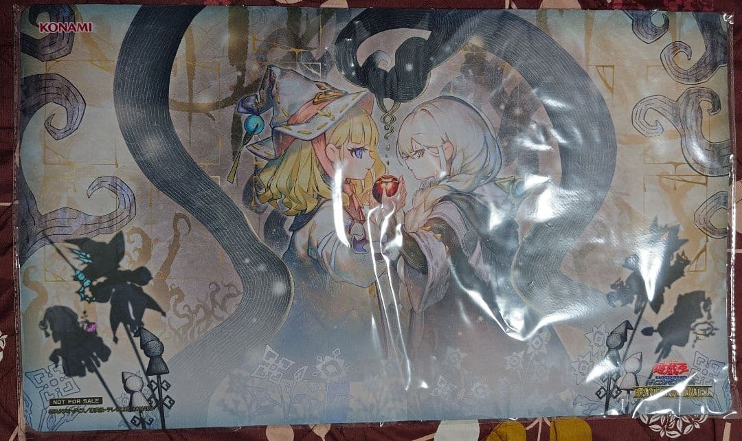 遊戯王 ランキングデュエル プレイマット 罪宝の囁き 白き森