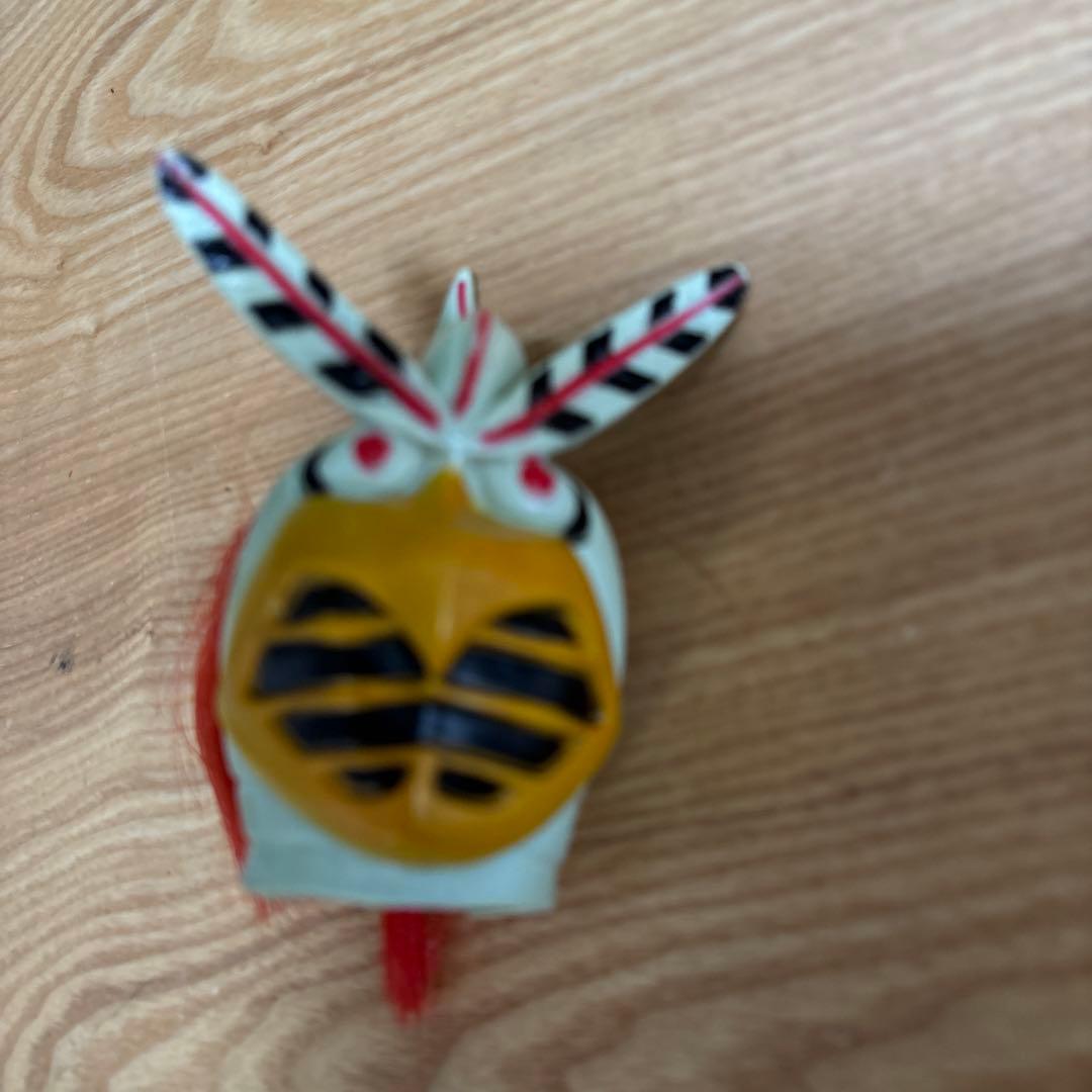 バンダイ 変身忍者嵐 ソフビ 面取れ 1972年 当時物 刀レプリカ 石森章太郎