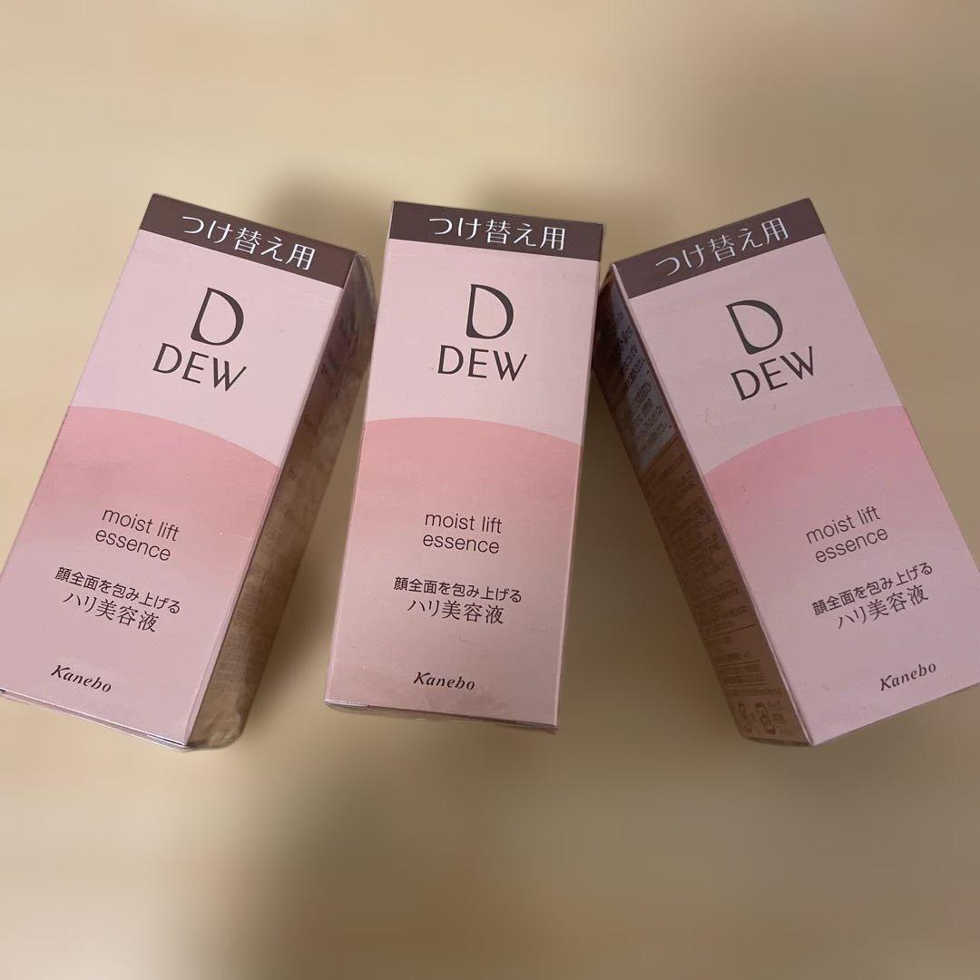 D DEW moist lift essence つけ替え用❌3 試してみた】DEW DEW モイストリフトエッセンス（レフィル） セットb