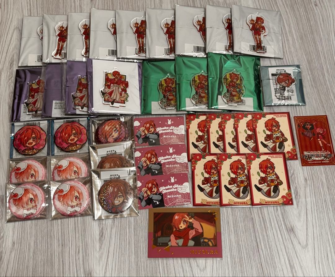 地縛少年花子くん ミツバ 10周年ミュージアム ランタン 化け猫旅館 缶バッジ 地縛少年花子くん ミュージアム 化け猫旅館 スクエア缶バッジ 新品未