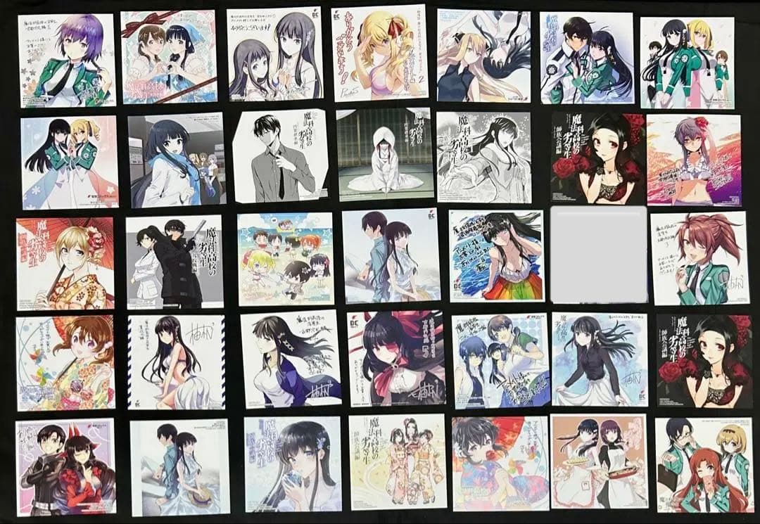 魔法科高校の劣等生　特典　イラストカード　複製ミニ色紙　まとめ売り　②