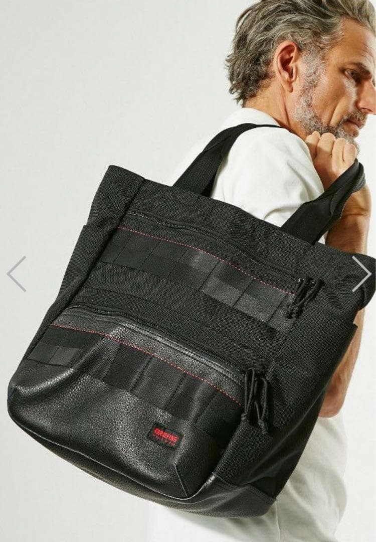 限定 未使用級 ブリーフィング 1piu1uguale3 バケット トート 旅行 BRIEFING（ブリーフィング） 最大50% 3/5限定 トートバッグ メンズ 黒