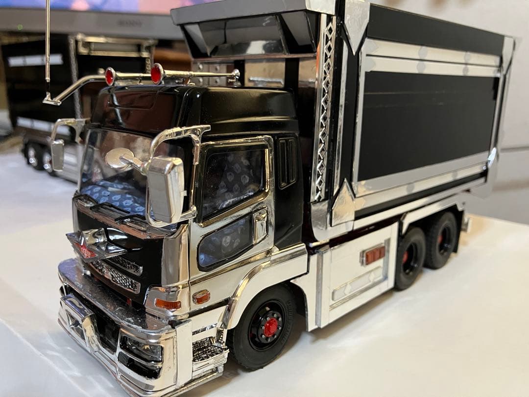 デコトラ、スーパーグレート、デカ箱ダンプ、1／32、