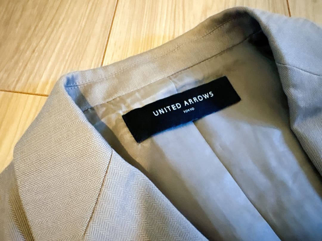 3点セット UNITED ARROWS ベージュパンツスーツ スカート