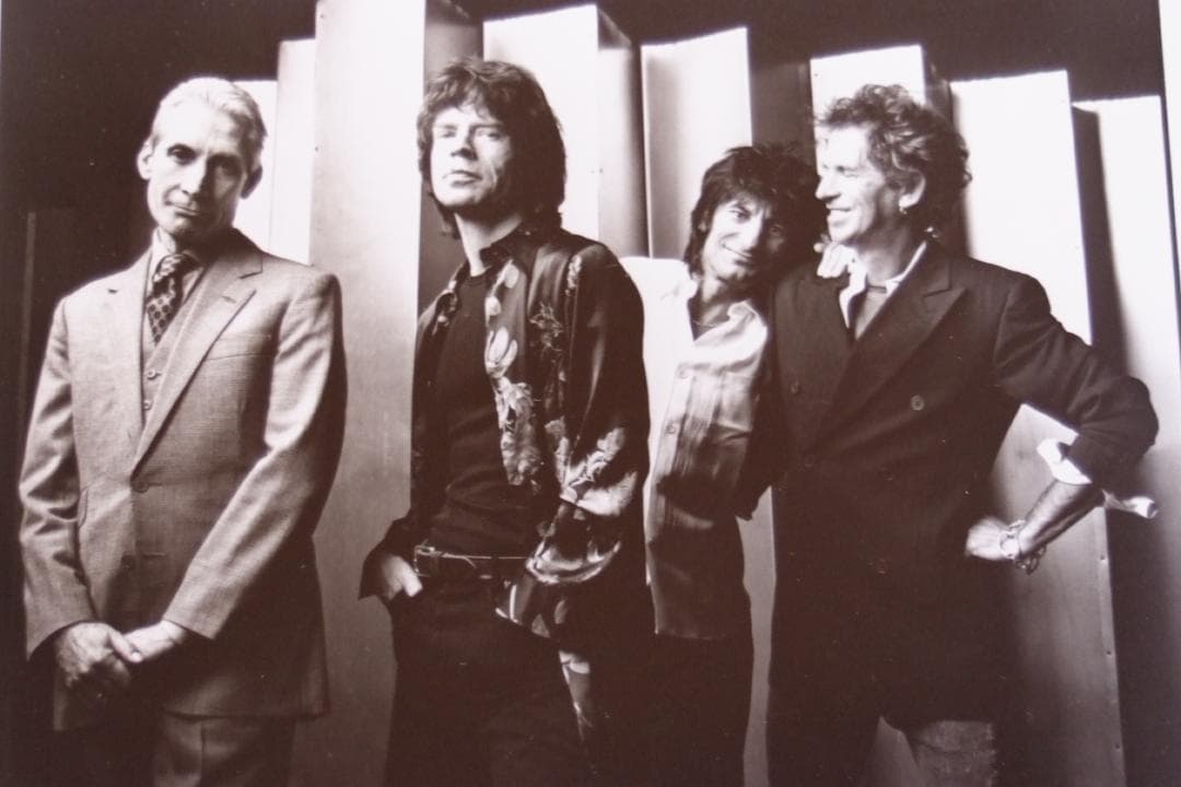 ローリング・ストーンズ-オリジナル銀塩写真プリント The Rolling Stones（ローリング・ストーンズ）『ブラック・アンド