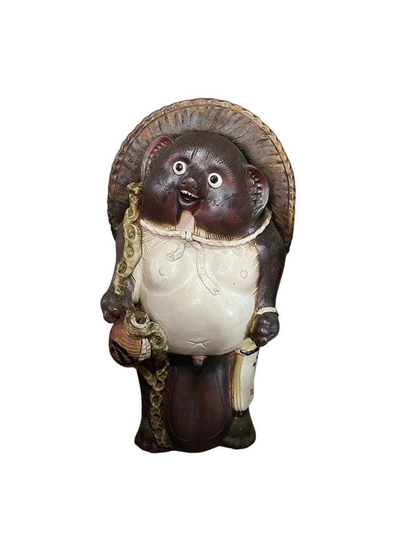 信楽焼　たぬき　狸　特大　置物　陶器