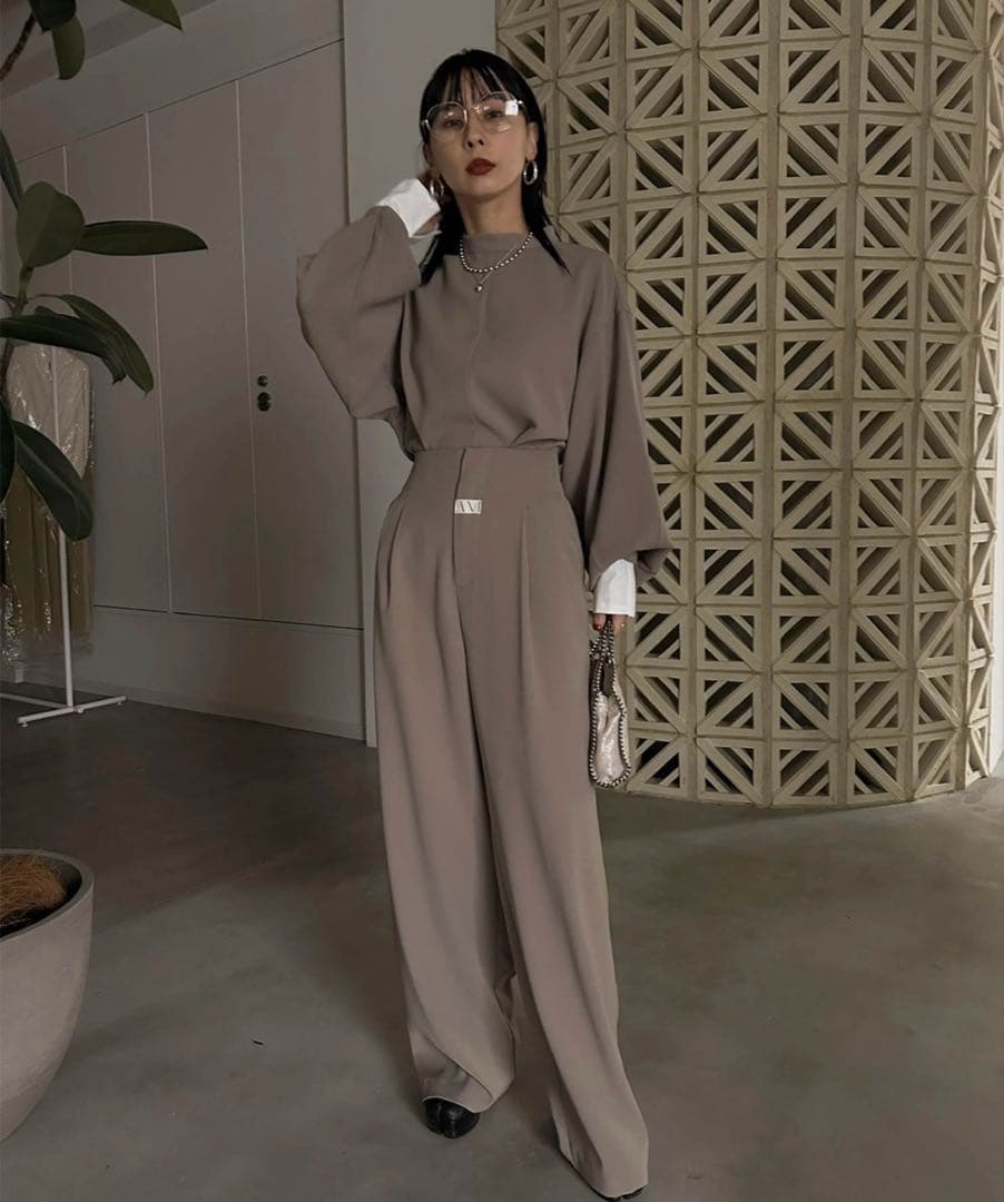 【AMERI】セット販売　CLASSY CUFF SET TOP & PANTS