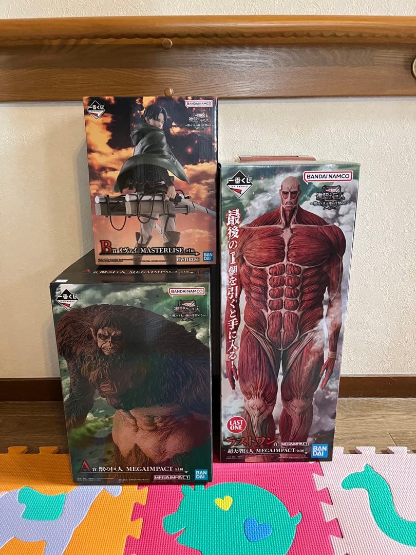 進撃の巨人一番くじ　A賞B賞ラストワン賞