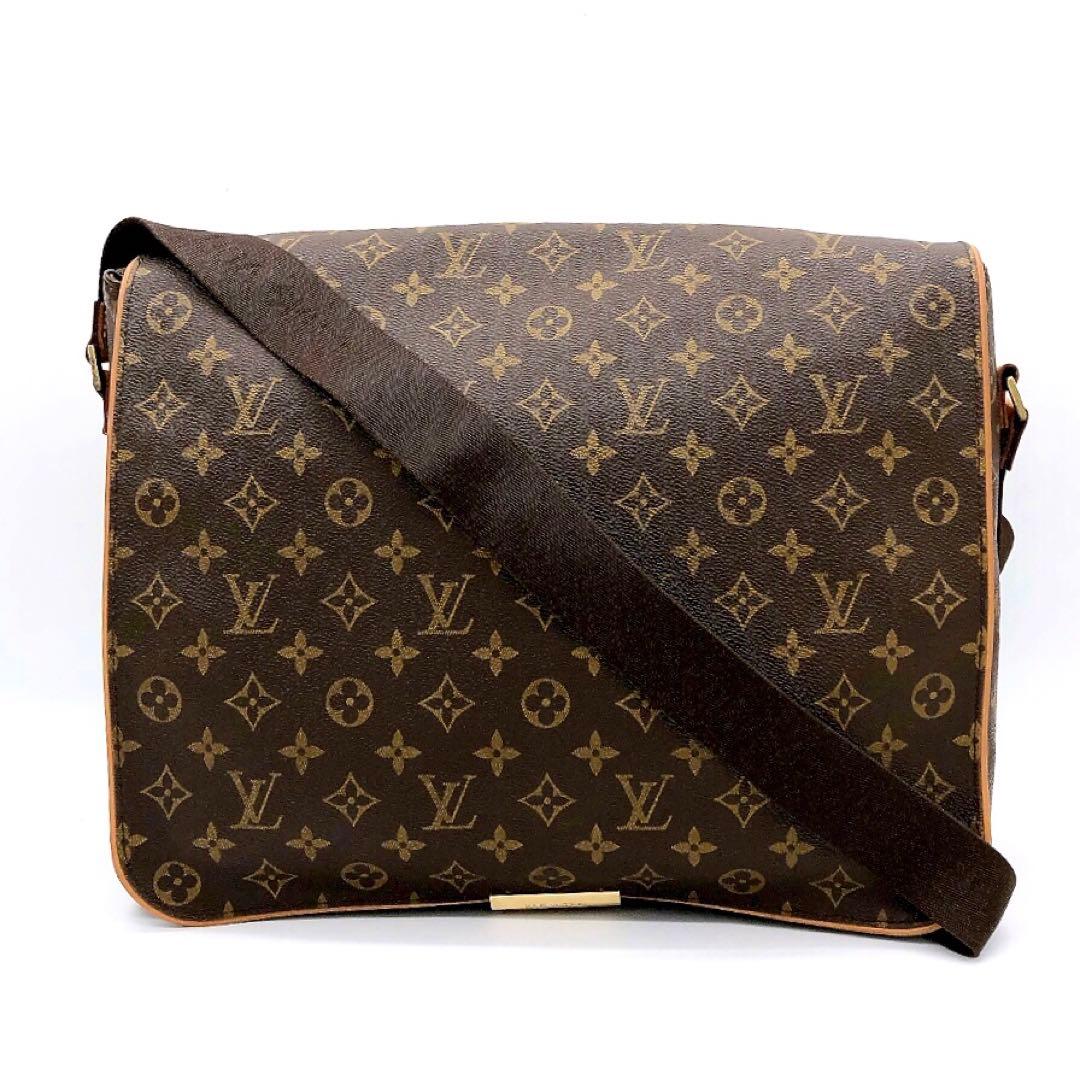 【LOUIS VUITTON】アベス　メッセンジャーバッグ　モノグラム　A4