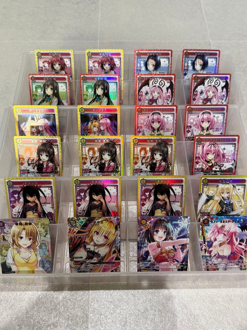 ユニオンアリーナ ToLOVEる 赤色 SR・R・U・C 各4枚セット UNION ARENA