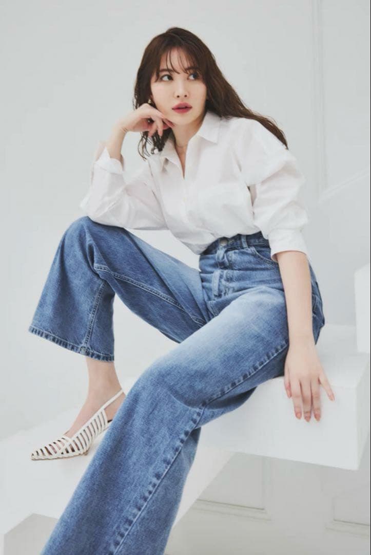 パンツ Herlipto Milano Wide Straight Jeans 25