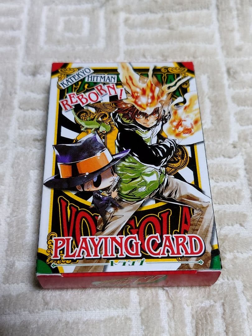 【希少】家庭教師ヒットマンREBORN。トランプ　原作絵柄。沢田/雲雀/獄寺他。