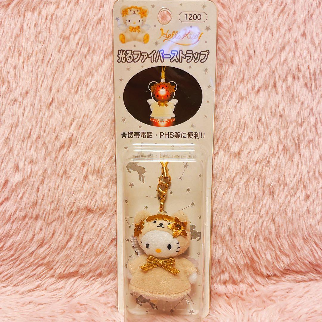 希少レア　ハローキティ　エンジェルベア　ストラップ　2002年製 サンリオ