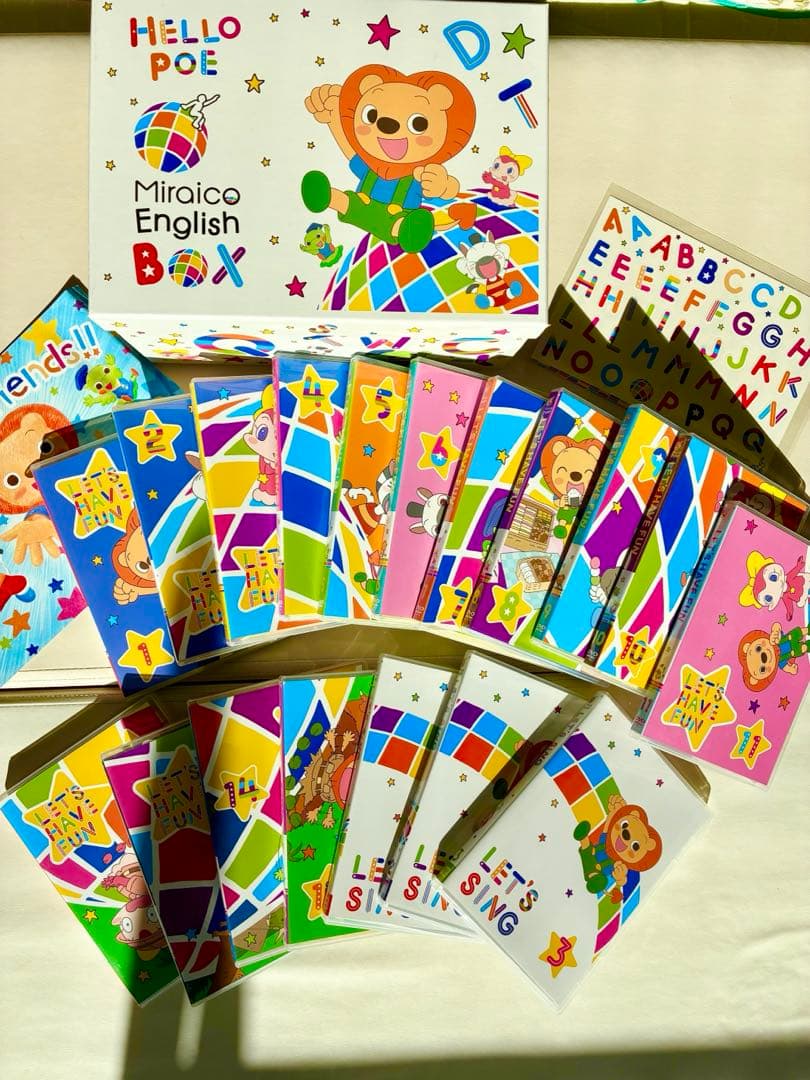 MiraiCo English Box 幼児向け知育玩具　ミライグリッシュ