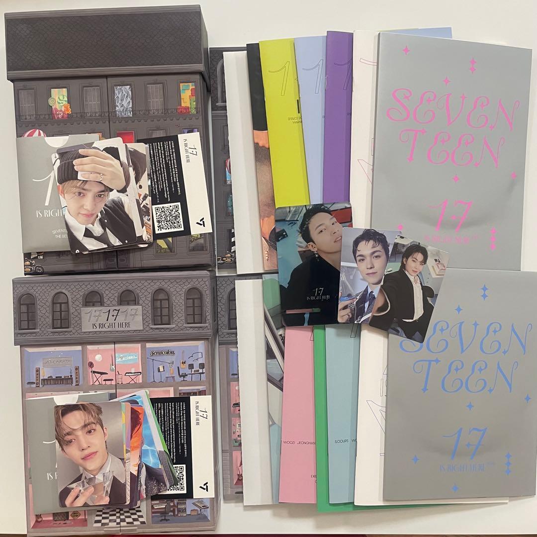 SEVENTEEN 開封済アルバム まとめ売り 一部トレカ付き - メルカリ