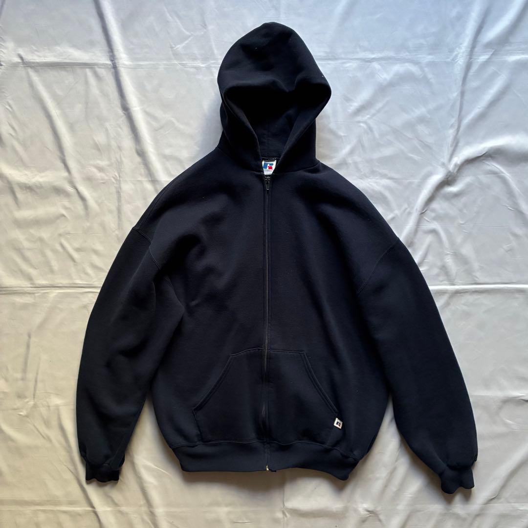 古着　90s　RUSSELL　スウェット　ジップアップパーカー　USA製