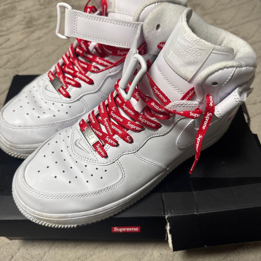 ぼ*り様 Supreme Air Force 1 ホワイト　High