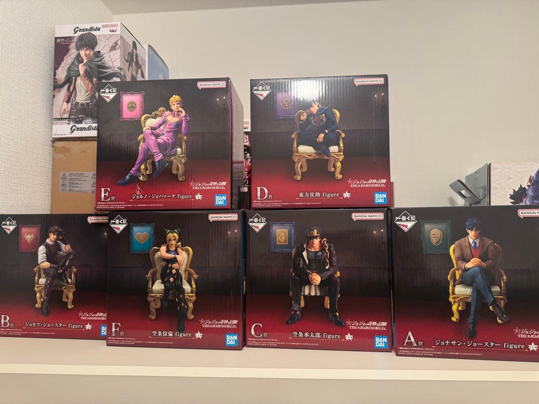 一番くじ ジョジョの奇妙な冒険THE★JOJO WORLD フィギュア　セット