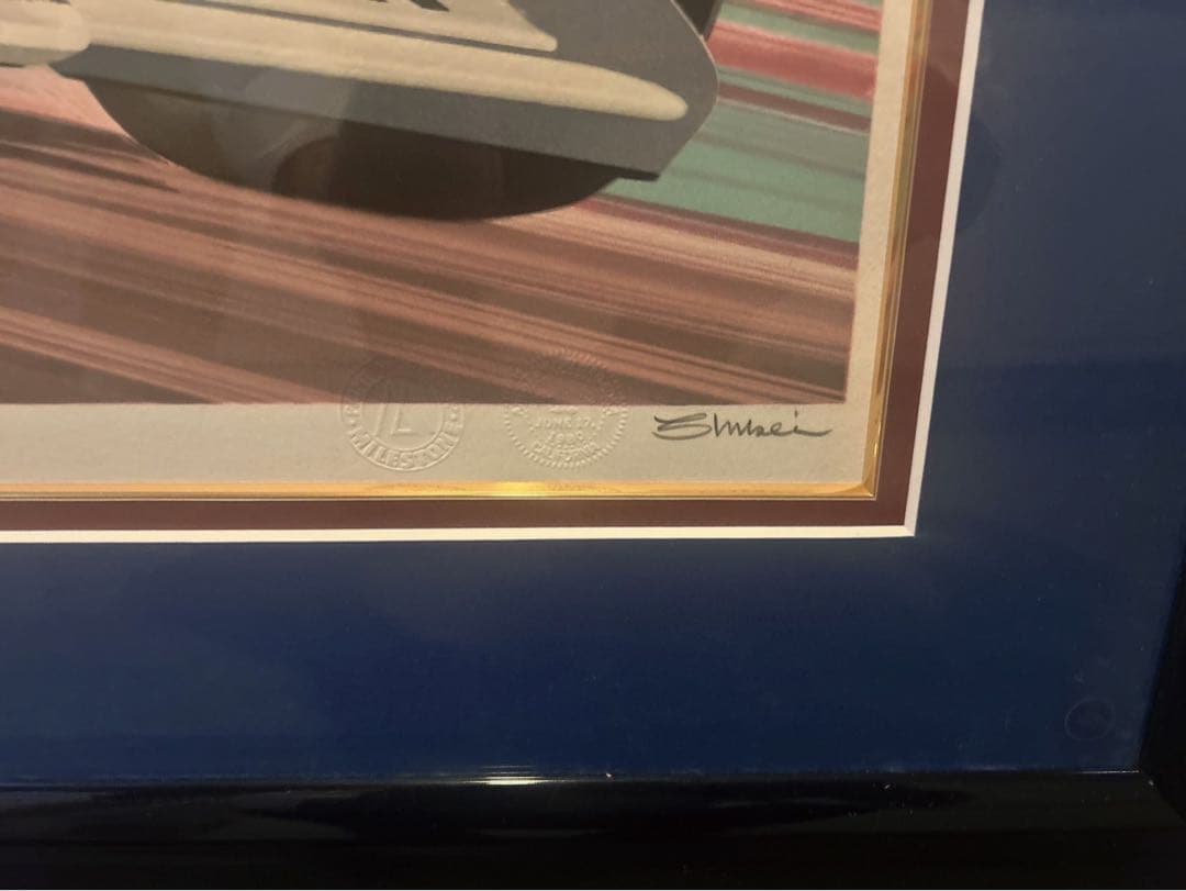 セール中】長岡秀星 リトグラフ 『栄光への軌跡』 セナ直筆 限定128