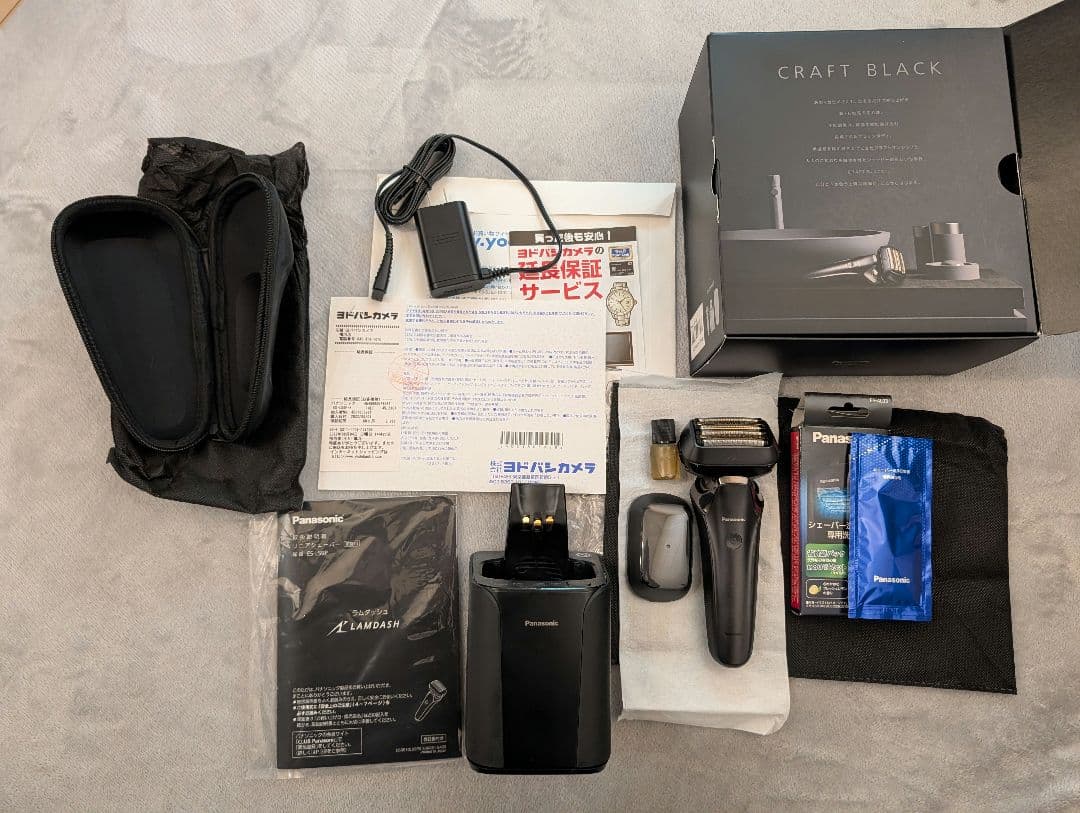 Panasonic ラムダッシュ pro 6枚刃 ES-LS9P-K 保証書あり