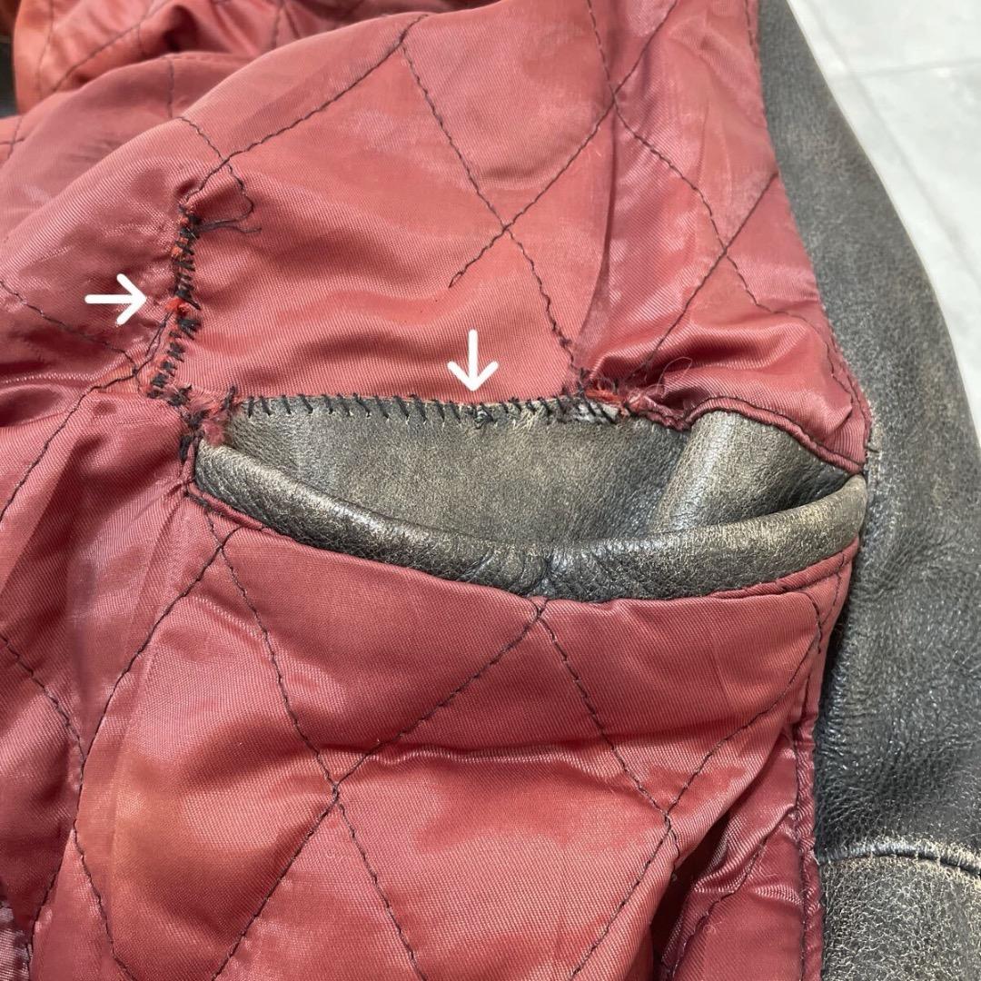 PARK MILLER レザージャケット 本革 牛革 90s ライダース - メルカリ