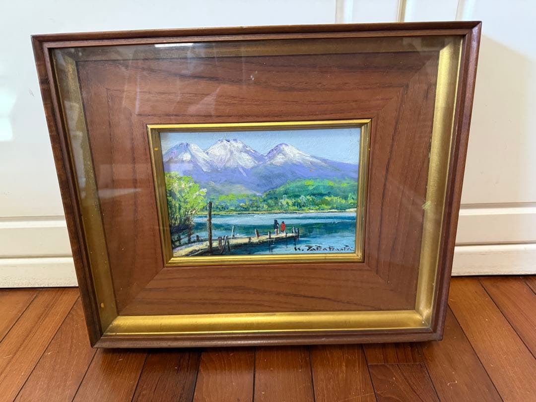 122.「新緑の妙高」髙橋一善 油絵