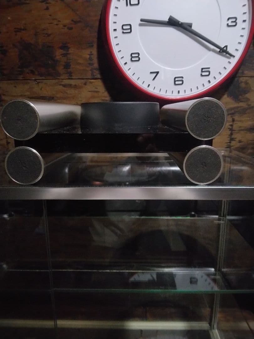 70年代 ミッドセンチュリー SEIKO セイコー 置時計 運針 無音 メタル