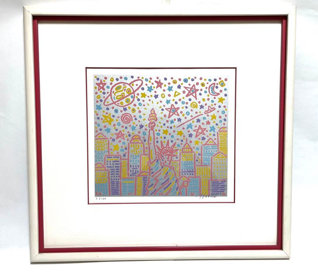 宮内ハルオ シルクスクリーン 版画「Glitting N.Y」人気作 3/130