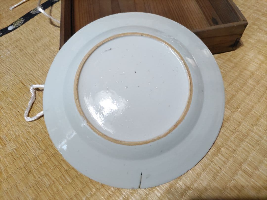 珍！ 新渡 チャイニーズ 8寸皿 伊万里・古染付・デルフト写し 中国製