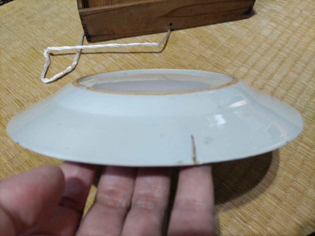 珍！ 新渡 チャイニーズ 8寸皿 伊万里・古染付・デルフト写し 中国製