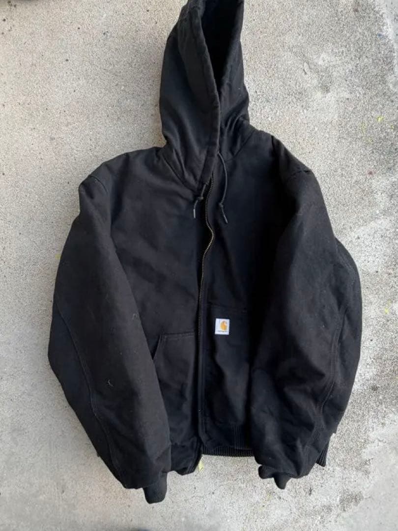 Carhartt アクティブジャケット　made in usa ブラック