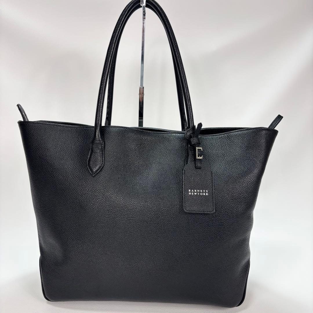 BARNEYS NEW YORK トートバッグ レザー ビジネスバッグ 肩掛け バーニーズ ニューヨーク限定 レザートートバッグ（2238437