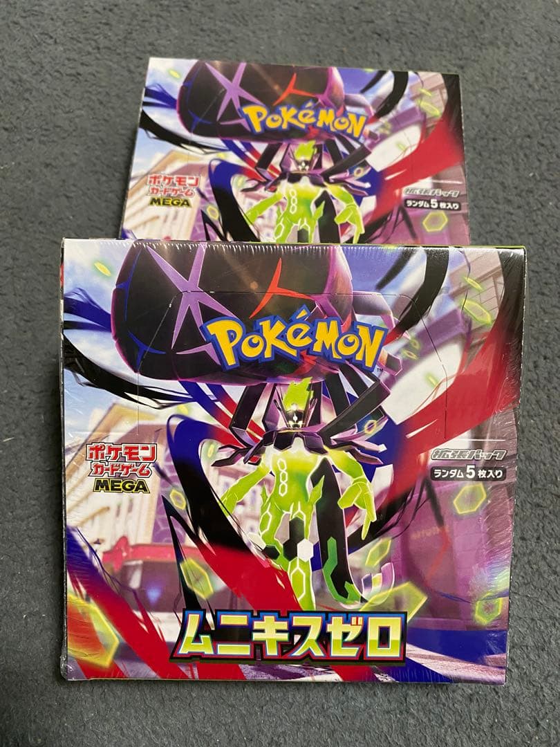 ポケモンカード　ムニキスゼロ　2BOX 新品　未開封　シュリンク付き 新品未開封2BOX】ポケモンカード ムニキスゼロ シュリンク付き｜Yahoo