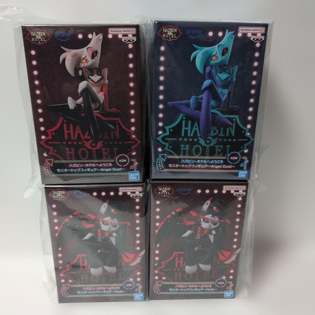 『ハズビン・ホテルへようこそ』 モニタートップフィギュア　４点セット ハズビン・ホテルへようこそ モニタートップフィギュア～Angel Dust