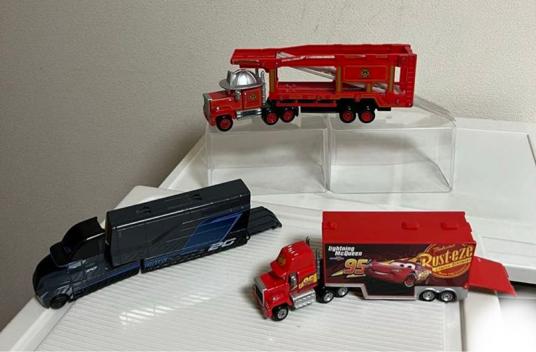 カーズ、トミカマックトレーラー、ジャクソンストーントレーラー、キャリアーカー