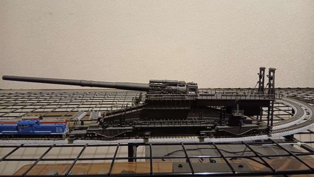 B*2様 フジミ　1/144　列車砲　ドーラ　可動化