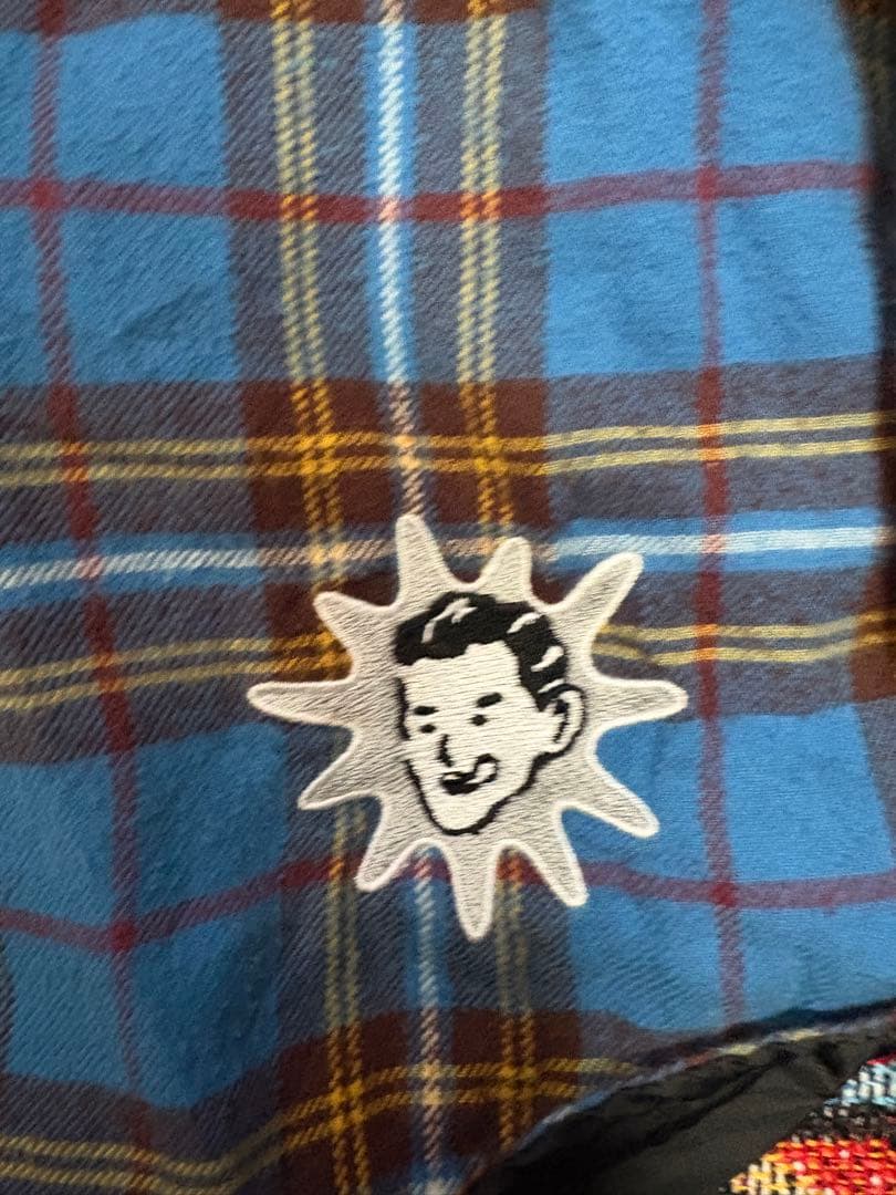 icecreamチェック柄キルティングシャツ