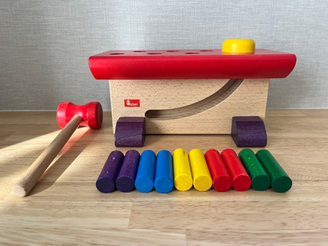 ニック社 木製知育玩具 ハンマートイ 大工さん 楽天市場】送料無料 ニック 大工さん ハンマートイ 1歳 2歳 3歳 幼児