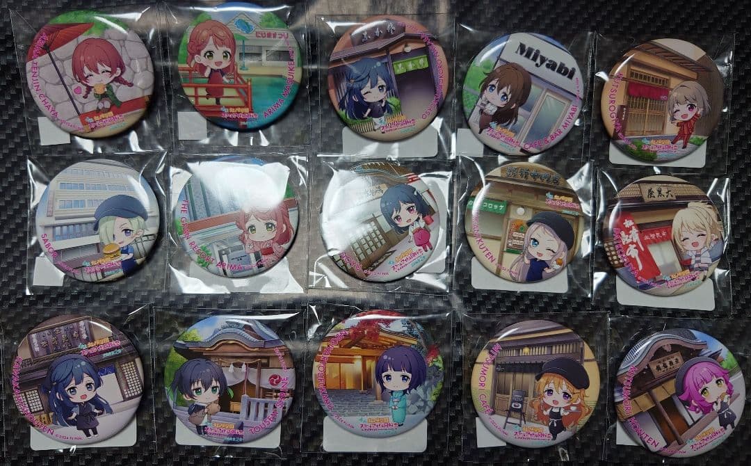 ラブライブ虹ヶ咲×有馬温泉 缶バッジ全種セット SHOCHIKU STORE | 松竹ストア映画『ラブライブ！虹ヶ咲学園スクール