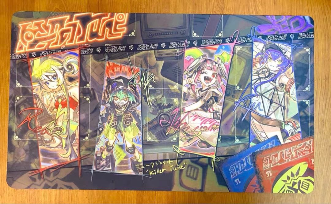 遊戯王　キラーチューン・ミクス　プレイマット　同人　サークル
