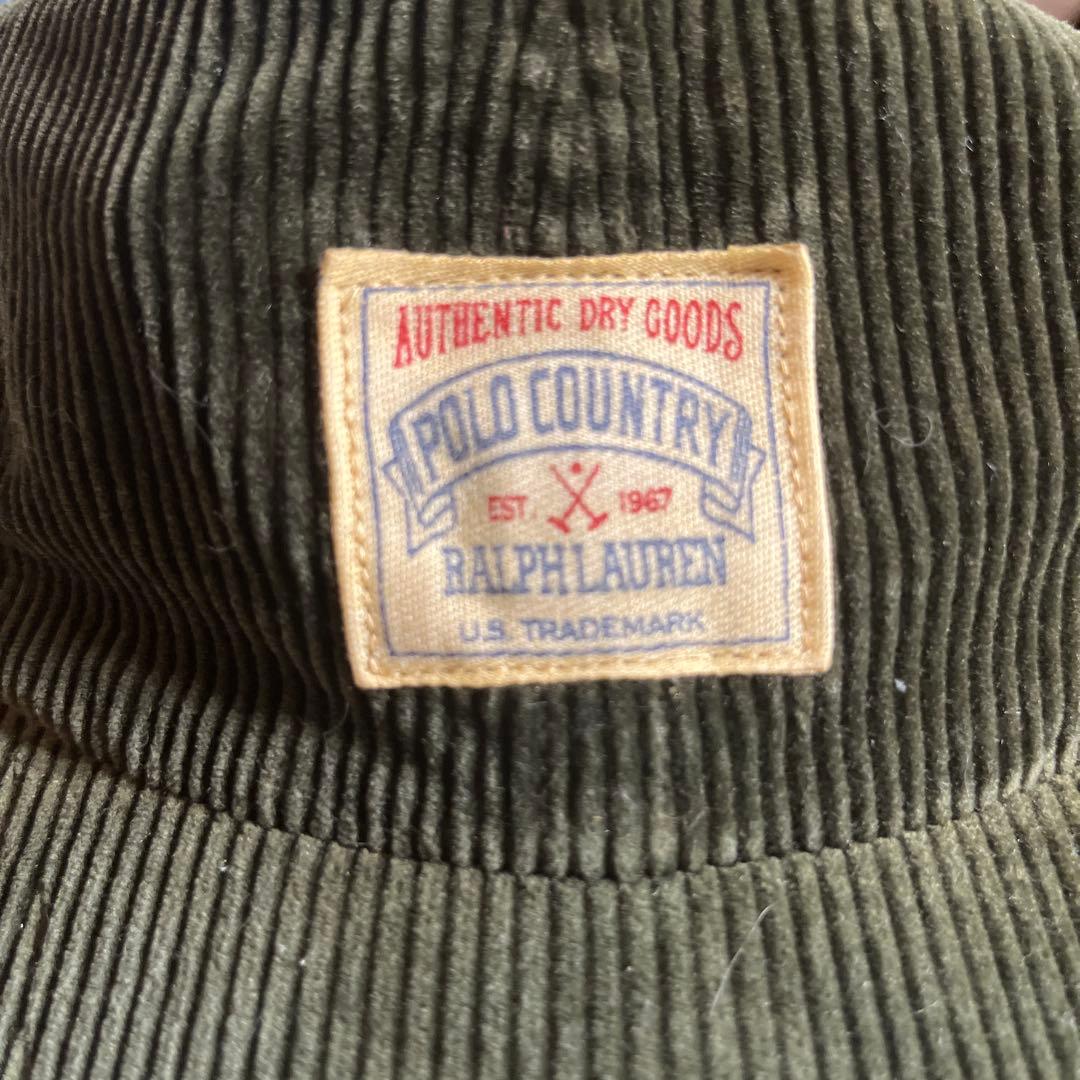 専用ページ 90s ポロカントリー コーデュロイ キャップ オリーブ