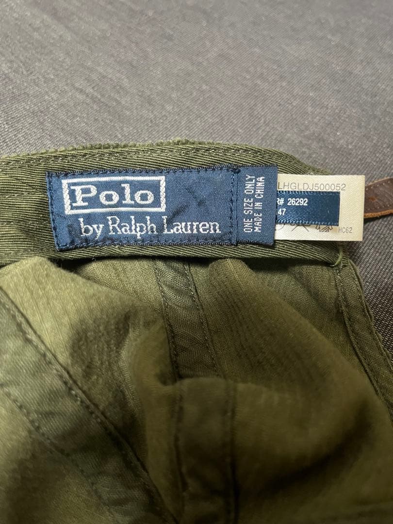 専用ページ 90s ポロカントリー コーデュロイ キャップ オリーブ