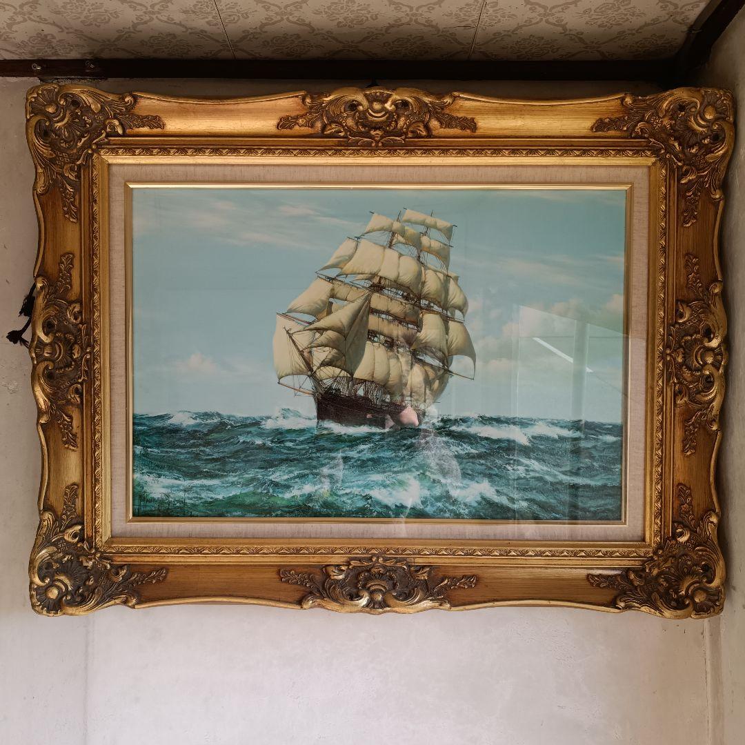 帆船の海洋画 DAWSON