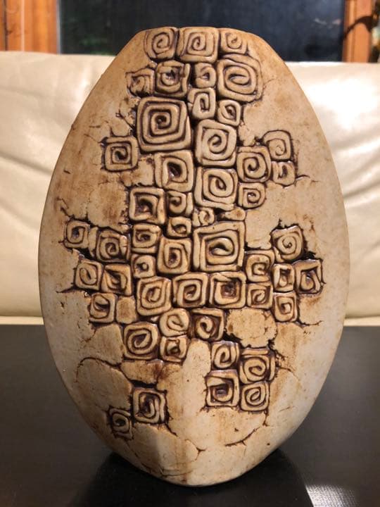 マレーシア作家　TENMOKU POTTERY 天目　フラワーベース　花器 3RD CERAMICSフラワーベース M - アメノイエ