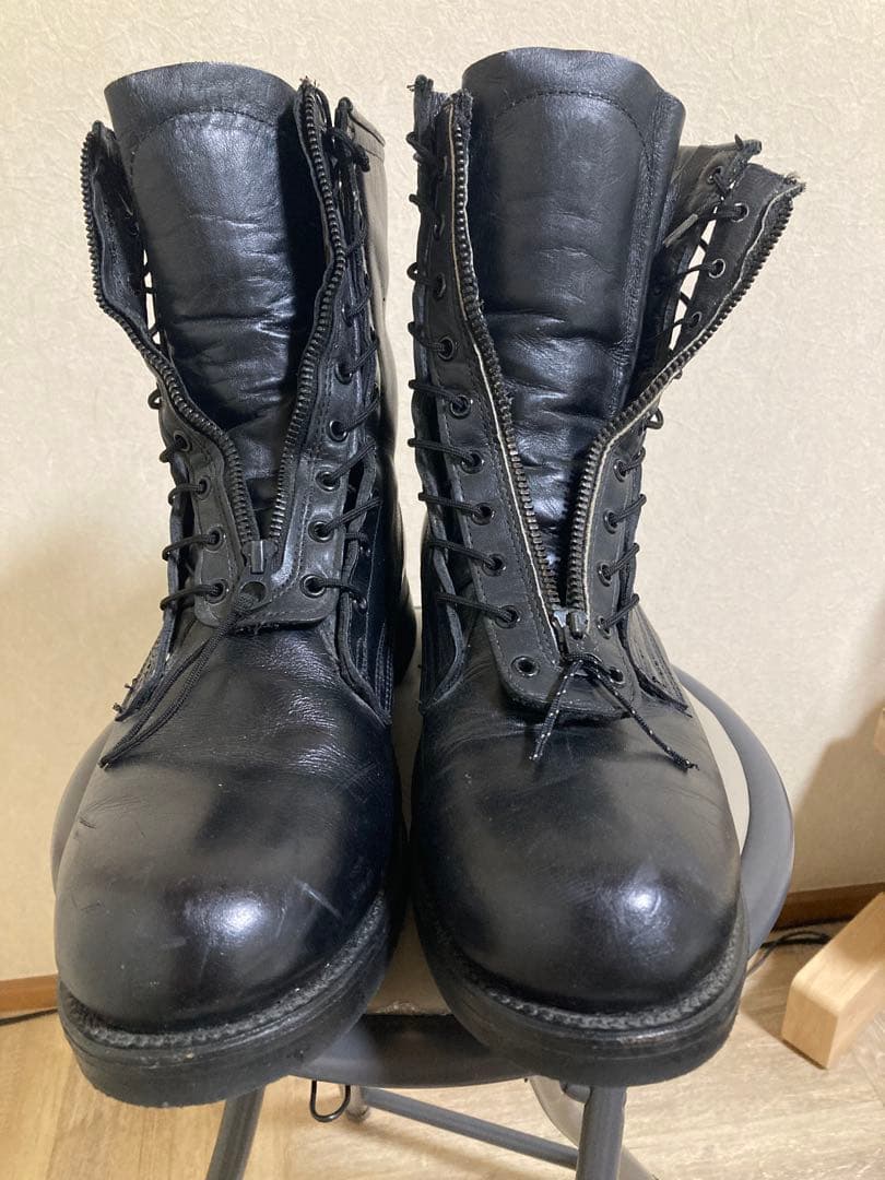 1985年製 U.S. MILITARY コンバットブーツ 9E ジップアップ
