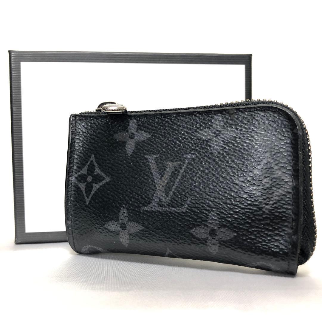 ルイヴィトン　ケース　ポルトモネ　ジュール　エクリプス　メンズ　黒